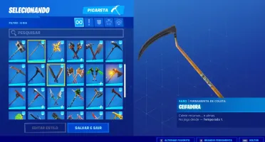 Conta fortnite rara com salve mundo