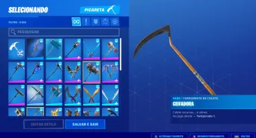 Conta fortnite rara com salve mundo