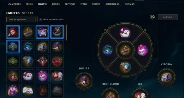 Conta diamante 4 com 38 Champs e 13 Skins + 1 Fragmento