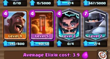 Clash Royale level 11 4k troféus