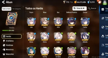 [Epic Seven] Conta com muitos ML'S e Limitados!