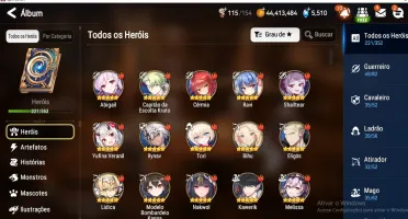[Epic Seven] Conta com muitos ML'S e Limitados!
