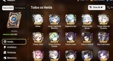 [Epic Seven] Conta com muitos ML'S e Limitados!
