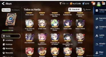 [Epic Seven] Conta com muitos ML'S e Limitados!