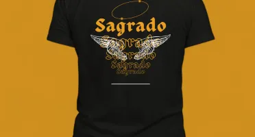 Camisa poliéster/ dry fit Estampa Sagrado
