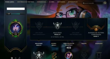 CONTA LOL PROMOÇÃO, 78 SKINS, PRATA, VÁRIOS ÍCONES