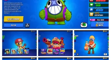 Conta brawl stars skins raras barata