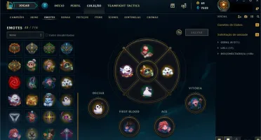 Conta LOL lv 193 / Gold /mmr platina