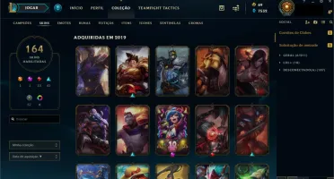 Conta LOL lv 193 / Gold /mmr platina