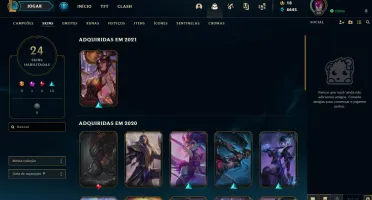 Conta GOLD 3 / LVL 69 / SÓ SKIN BRABA !