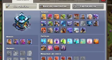 CV13 PRATICAMENTE FULL, HERÓIS FULL, 1.5K DE GEMAS