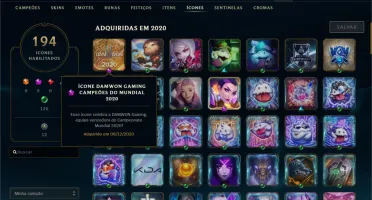 Conta Com 80 Skins