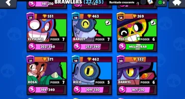BRAWL STARS SEMI FULL C/ LENDÁRIO CORVO Class 20/ Power 8!
