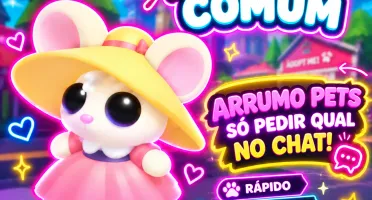 Rena normal Pets neon senhora muffet