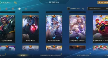 Conta Wild Rift Com Nami Prestigio e MF Prestigio e +