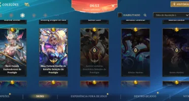 Conta Wild Rift Com Nami Prestigio e MF Prestigio e +