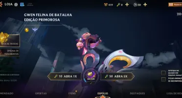 Conta Wild Rift Com Nami Prestigio e MF Prestigio e +