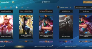 Conta Wild Rift Com Nami Prestigio e MF Prestigio e +