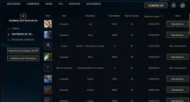 Conta Bronze 1 com 2 Skins e 29 Champs Sem email confirmado