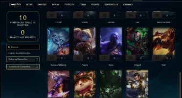 Conta Bronze 1 com 2 Skins e 29 Champs Sem email confirmado