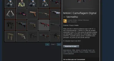 CONTA CSGO COM MAIS DE R$ 700 EM SKINS (MERCADO BLOQUEADO)
