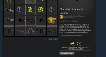 CONTA CSGO COM MAIS DE R$ 700 EM SKINS (MERCADO BLOQUEADO)