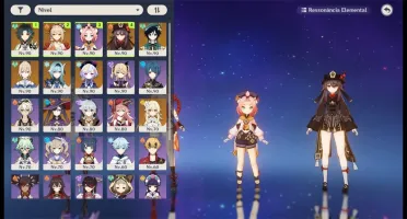 Conta AR 57 - HuTao+Xiao+Eula+Yoimiya+Venti+3 Armas Nat 5