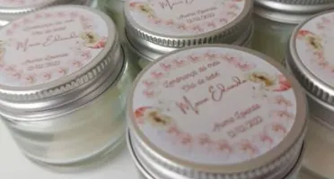 Mini Vela Perfumada Chá de Bebê 35g