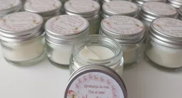 Mini Vela Perfumada Chá de Bebê 35g