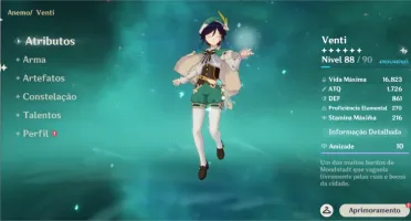 Trio Arconte (shogun Raiden+Zhongli + Venti)+ 5* e destinos