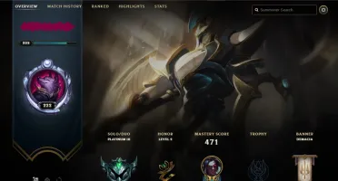 CONTA LEAGUE OF LEGENDS S03 400 SKINS DESAPEGO