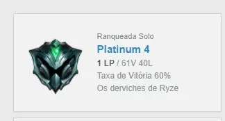 Conta Platina - Skins Exclusivas - MMR Alto
