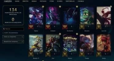 Conta Platina - Skins Exclusivas - MMR Alto