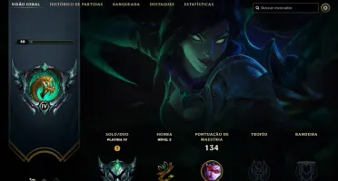 Conta Platina - Skins Exclusivas - MMR Alto