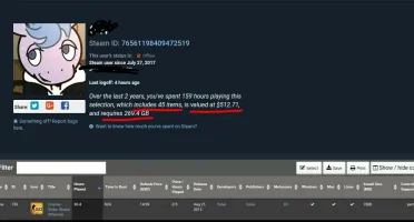 Conta Steam level 34