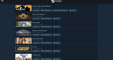 Conta Steam level 34