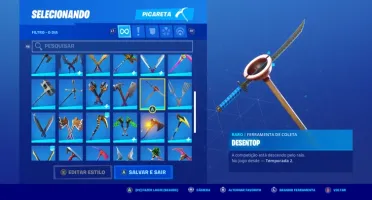 Conta fortnite temporada 5 até temporada 3 do capitulo 2