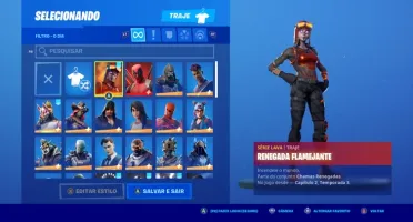 Conta fortnite temporada 5 até temporada 3 do capitulo 2