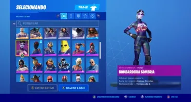 Conta fortnite temporada 5 até temporada 3 do capitulo 2