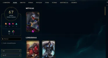 Conta LoL OURO