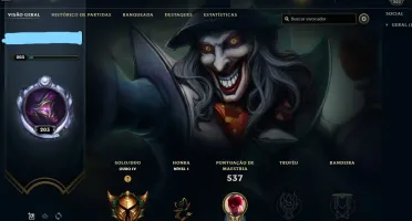 Conta LoL OURO