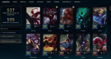 Conta LoL OURO