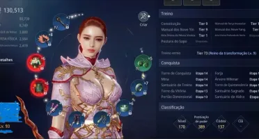 Conta MIR 4 Maga Lvl 93 CP: 130k