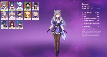 GENSHIN IMPACT - VENTI + KEQING + LIVRO 5* | AR37 | BENCAO