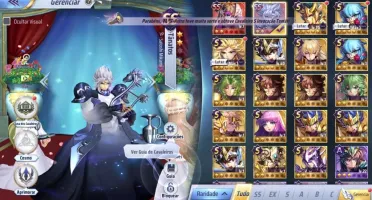 SAINT SEIYA AWAKENING - COM GEMAS AVANÇADAS E LIVROS