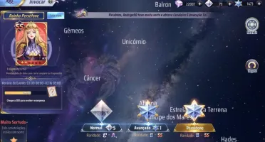 SAINT SEIYA AWAKENING - COM GEMAS AVANÇADAS E LIVROS