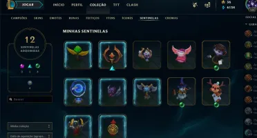 CC LoL topzera LV101 Skins maneras