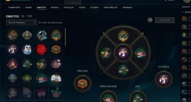 CC LoL topzera LV101 Skins maneras