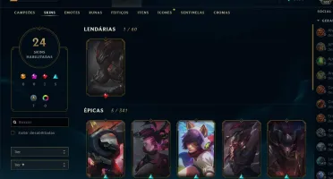 CC LoL topzera LV101 Skins maneras