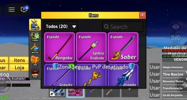 Contas blox fruits